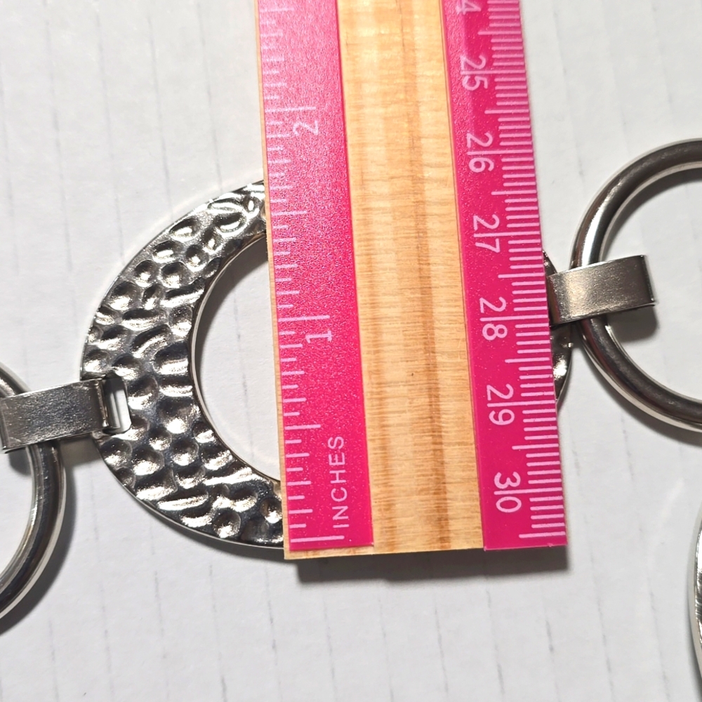 New Nine West Silver Chain Belt - Picture 14 of 16